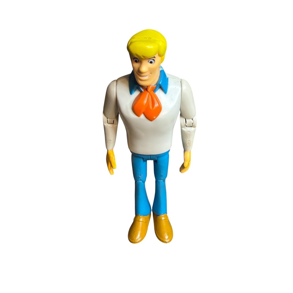 Scooby-Doo Fred Jones 4.5" Action Figure Hanna-Barbera Mystery Inc Character Toy
